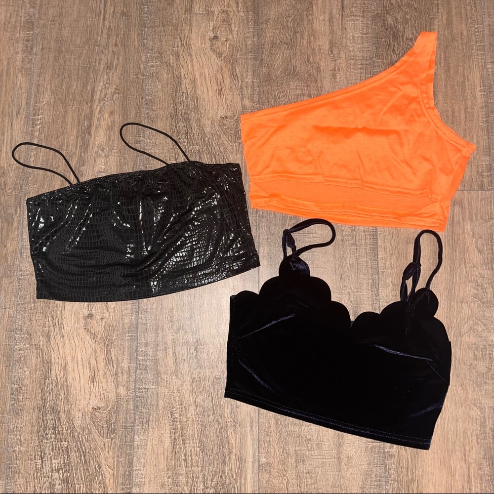 Bundle of 3 Shein Medium Cropped Tanks